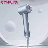 康夫(CONFU)高速电吹风机家用负离子护发大风力吹风筒 炫银色 KF-F8A 台