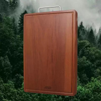 爱仕达(ASD)爱仕达绝轮系列乌檀木实木砧板家用切菜板案板防裂霉 檀木整木砧板大号 RGM30G1Q 个