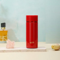 匡迪 新款316L保温杯女士迷你渐变色小巧口袋杯 5272宝石红 户外车载小容量水杯 5272宝石红-180ml