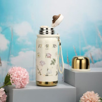 匡迪 7109新款保温杯316L大容量男女高颜值车载便携茶水杯家用办公水杯 [匡迪]7109珍珠白-600ml