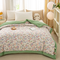 缦雅居芳华全棉豆豆绒冬被