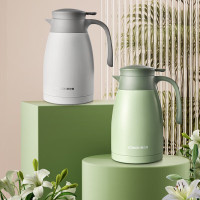 康巴赫 小红点家用保温壶1500ML灰豆绿 KH-H15B02