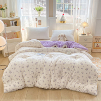 雅鹿云柔豆豆暖绒被YLB5216