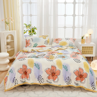 雅鹿貂绒亲肤毯 花意浓YL3311