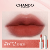 自然堂(CHANDO)口红 柔雾持色唇膏长效持妆丝滑保湿滋润百搭[婵宝同款]新彩妆 R12野番茄