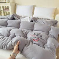 缦雅居水洗棉纯色天然棉花被200*230+3000g 巴黎灰LSW250207