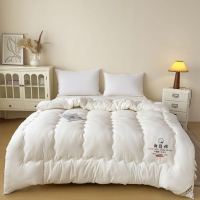 缦雅居水洗棉纯色天然棉花被200*230+3000g 浅云白LSW250207