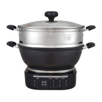 澳柯玛(AUCMA)多功能锅2100W蒸煮焖炖4档保温防干烧ADG-36LT2 直径36cm