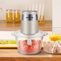 澳柯玛 2L大容量不锈钢碗 SL30W3 绞肉机 家电料理粉碎机 打蒜器搅拌机 SL30W3