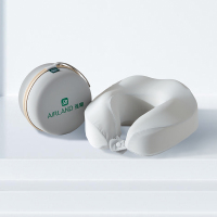 雅兰家纺[专柜同款]睡枕高弹亲肤舒芯健眠抗菌枕芯枕头护颈枕记忆枕 海洋旅行枕 尺寸:28cm*29cm*14cm