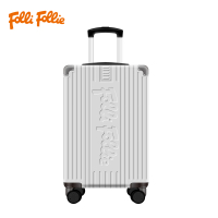 Folli Follie时尚轻便拉杆箱20英寸拉杆箱 FF-Y107A银灰色 个