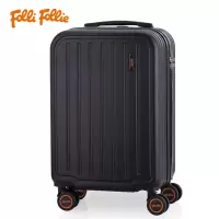 Folli Follie时尚轻便拉杆箱20英寸拉杆箱 FF-Y101A黑色 个