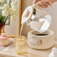 小熊(Bear)TNQ-E12X1烧水壶全玻璃热水壶恒温壶婴儿冲奶调奶器家用大容量