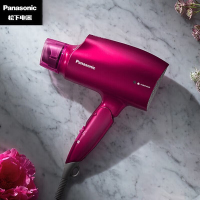 松下(Panasonic)吹风机家用静音负离子大功率不伤发速干智能纳诺怡护发 EH-NA46 红色 个