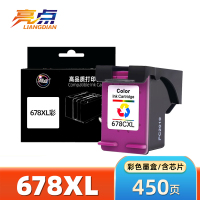 亮点 墨盒(适用惠普DeskJet 2515 4518)678XL彩 支