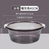 茶花(CHAHUA) 03431k 38*15.5cm 把手防滑 脸盆 (计价单位:个) 混色