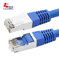 酷比客(L-CUBIC) LCLN6RRECSBU-2M 2M 六类单层屏蔽网线 2.00 米/根 (计价单位:根) 蓝色