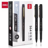 得力(deli) S64 子弹头1.0mm 拔帽大容量 中性笔 (计价单位:支) 黑