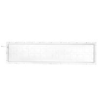 苏识 P481465 6500k 300x1200*30mm 48W 220V 冷白超薄扣板平板灯面板灯 (计价单位:台) 白色