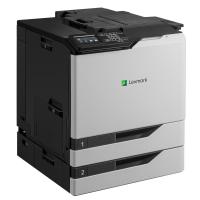 利盟(Lexmark) cs820de A4 标配(双纸盒) 彩色激光打印机 (计价单位:台) 白色