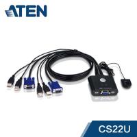 宏正(ATEN) ATEN-CS22U 2口USB VGA接头 KVM切换器 (计价单位:根) 黑色