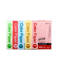 齐心(COMIX) C5984-24 80gA4彩色打印用纸 100张/包 24包/箱 复印纸 (计价单位:箱) 浅绿
