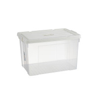 苏识 15L 白盖透明 防水防潮透明整理收纳箱 (计价单位:个) 白盖透明