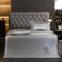 伊伊爱 XZ0AN02200015 /90*200cm撞色冰藤席赛尼尔凉席套件 凉席 (计价单位:件) 灰色