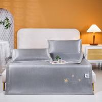 伊伊爱 XZ0AN02200022 /180*200cm工艺款800D绣花凉席三件套 凉席 (计价单位:件) 叶语-灰