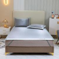 婵思 XZ0AN02200031 150*200cm 纯境系列 纯色宽头 冰藤 凉席三件套 1.00 件/套 (计价单位