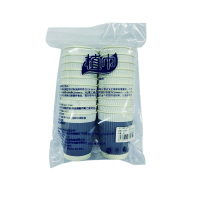 植巾 B200 280ml 特厚瓦楞纸杯 一次性纸杯 20.00 个/包 (计价单位:包) 灰色