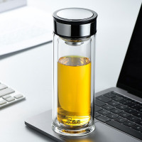 希诺(HEENOOR) XN-6900 双层玻璃杯 295ml 玻璃杯 (计价单位:个) 灰色