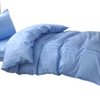 伊伊爱 TJ0JD02101175 /150*200cm 酒店公寓室40S贡缎蓝色锻条被套 1.00 件/条 (计价