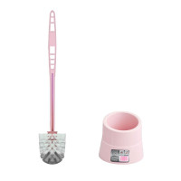 敏胤 JWL-2211 7.5*40cm 迷你圆球底座式 马桶刷 (计价单位:个) 粉色