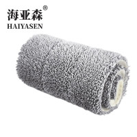 海亚森 TK-2041 50*11cm 免手洗平板拖把替换布头 1.00 把/块 (计价单位:块) 灰色