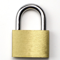 电帮务 45mm*33mm*24mm 弧形短梁45mm 挂锁 (计价单位:个) 黄色