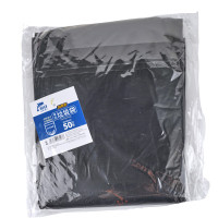鲸轩 L302 60*80 50只/包 加厚型平口 垃圾袋 (计价单位:包) 黑色
