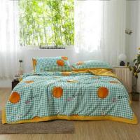 安居先森 150*200cm 纯棉羽丝绒薄被150*200cm 1.00 件/条 (计价单位:条) 绿色