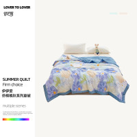 伊伊爱 BZ0VIP2100735 150*200cm 仿棉晚秋系列夏被 (计价单位:件) 晚秋灰