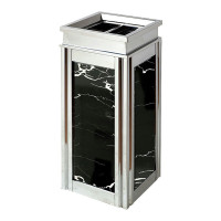 科力邦(Kelibang) KB1020-AW13 不锈钢上开 290*290*630 垃圾桶 (计价单位:个) 黑白