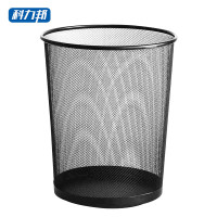 科力邦(Kelibang) KB3008-M 金属网篓 中号 直径265*高280mm 垃圾桶 (计价单位:个) 黑色