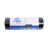 鲸轩 L301 60*80 15只/卷 强韧型平口 垃圾袋 1.00 包/卷 (计价单位:卷) 黑色