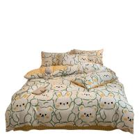 纺语柔 F1115 四件套 床上套件 (计价单位:套) 波波熊-绿