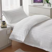 东纺拾光 DF2009-01 150*200cm酒店公寓系列纯棉床上三件套 床上套件 (计价单位:套) 白色