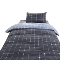艾逸瑶选 HYJF-001 选格调灰宿舍用 床上三件套 (计价单位:套) 深蓝色