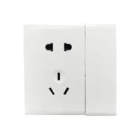 和齐顺(Hikesun) E60 一开五孔 暗装 插座 (计价单位:个) 白色