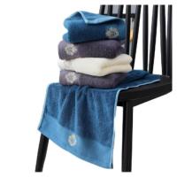 梦丝洛 MSL-3052 35*74cm 120g 皇冠全棉 毛巾 (计价单位:条) 蓝色