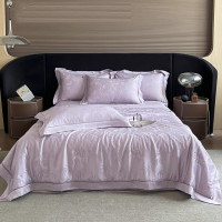 名都丽人 MDLR-69 提花镂空夏凉被 150*200cm 被子 1.00 件/条 (计价单位:条) 紫色