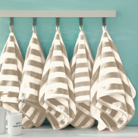 名都丽人 MDLR-MJ38 35*75cm 斑马纹珊瑚绒 毛巾 (计价单位:条) 浅