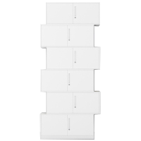 地造天成(DIZTCENG)SNWEJG100 六节 2340*400*900mm  文件柜(计价单位:个) 白色